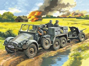 Krupp L2H143 Kfz.69 with Pak 36 - German Artillery Tractor