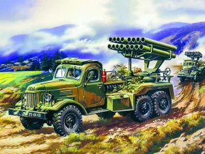 BM-14-16 - Multiple Launch Rocket System on ZiL-157 base