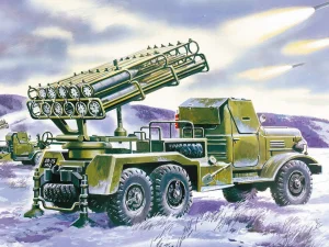 BM-24-12 - Multiple Launch Rocket System on ZiL-157 base
