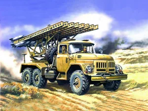 BM-13-16 - Multiple Launch Rocket System on ZiL-131 base