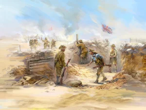 Gallipoli (1915) (ANZAC Infantry (4 figures) - Turkish Infantry (4 figures)
