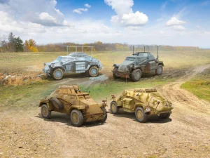Wehrmacht Light Armoured Vehicles Set