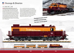LGB Durango & Silverton Alco Class DL 535 E Diesel Loco No. 101