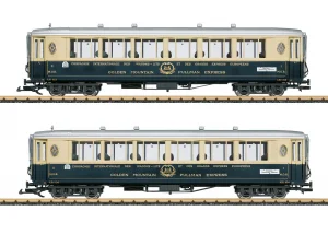 LGB Golden Mountain Pullman Express Passenger Car Set 1