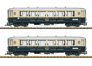LGB Golden Mountain Pullman Express Passenger Car Set 2