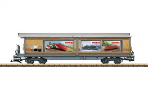 LGB RhB Sliding Wall Box Car Wagon Ep. VI