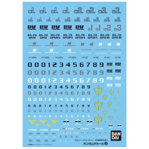 Gundam Decal 30 HGUC Multiuse - Earth Federation 1