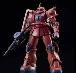 HG 1:144 MS-06S Zaku II Principality of Zeon Char Aznables Mobile Suit (Red Comet Version)