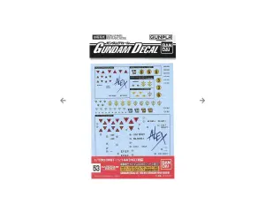 Gundam Decal 53 HGUC 0800 Series Federation