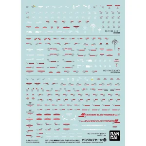 Gundam Decal 122 Mobile Suit Gundam Hathaway Multiuse 1
