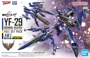 HG 1:100 YF-29 Durandal Valkyrie (Maximilian Jenius Use) Full Set Pack