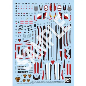 HG 1:100 VF-25F Messiah Valkyrie Alto Custom Water Decals