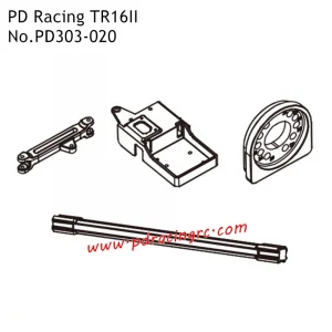 Ackerman Link 1PCS
Server support 1PCS
Center drive shaft 1PCS