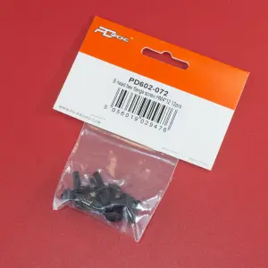 B head hex flange screw HM4*12 12pcs