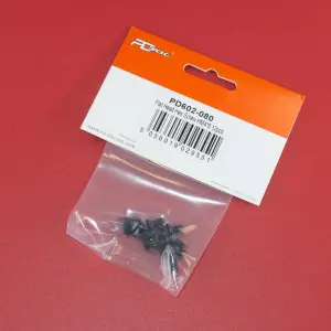 Flat Head Hex Screw HM4*8 12pcs