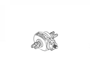 4S Differential Gear Box Assembly 1PCS