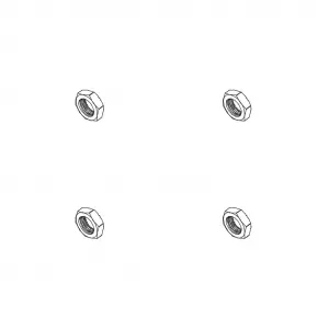17mm Wheel Nut 4pcs