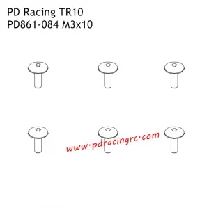 Step screw M3*10 6PCS