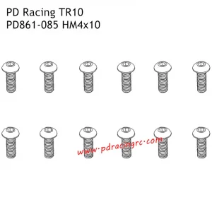 B head hex screw HM4*12 12pcs