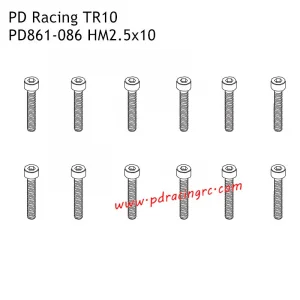 Hex Screw HM2.5*10 12PCS