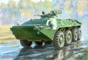 Zvesda Btr-70 With Ma-7 Turret Russian Apc