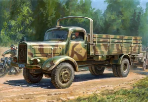 Zvesda German Heavy 4.5T Truck Merc 4500S
