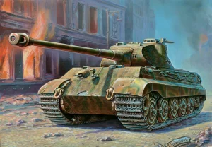 Zvesda King Tiger Porsche Turret