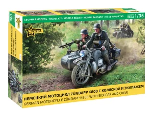 Zuendapp K800 motorcycle with sidecar