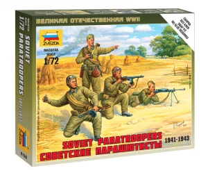 Zvesda 1/72 Soviet Paratroops
