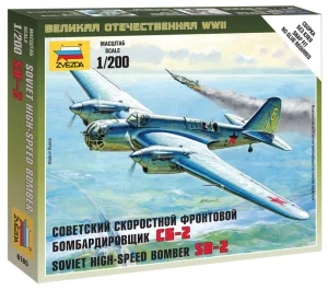 Zvesda 1/200 Soviet Bomber Sb-2