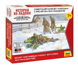 Zvesda 1/72 Soviet Machine Gun W/Crew