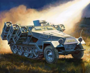 Zvesda Sd.Kfz 251/1 Ausf B Stuka Zu Fuss