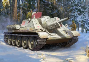 Zvesda Soviet Self Propelled Gun Su-122