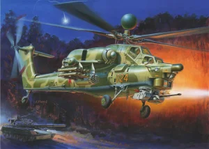 Zvesda 1/72 Soviet Helicopter Mil Mi28N