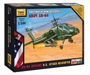 Zvesda 1:144 Apache Helicopter