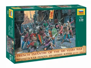 Zvesda 1/72 French Infantry 100 Years War