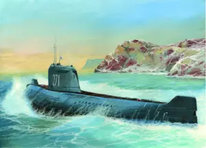 Zvezda 1/350 K-19 Soviet Hotel Class Sub
