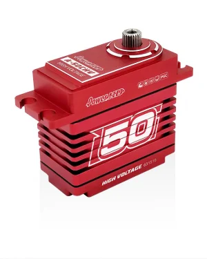 Power HD A-40CHV Coreless Aluminium Case HV Programable Servo - 50kg 0.16s