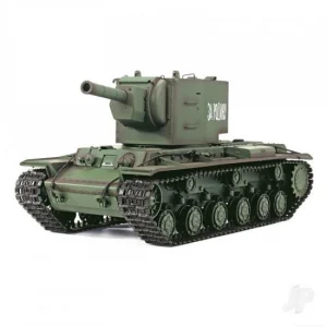 Henglong 1:16 Soviet KV-2 with Infrared Battle System (24GHz  Shooter  Smoke  Sound)