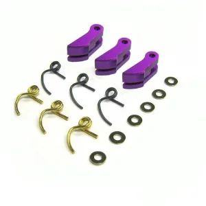 Hong Nor #333P - Aluminium. Clutch Shoe - (heave) Purple - w/clutch spring