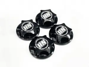 X5B-Covered Serrated Wheel Nuts (P1.25) Black