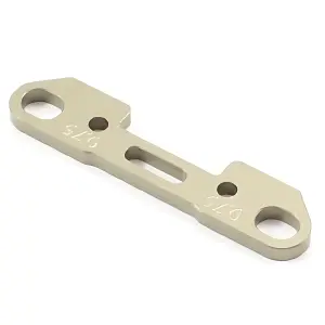 Hobao Vs CNC Aluminium Rear Lower Arm Holder 0.75 Deg. - Rr.
