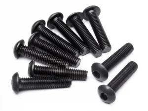 Button Head Screw M3x14mm (Hex Socket/10Pcs)