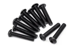Button Head Screw M3x16mm (2mm Hex Socket - 6pcs)