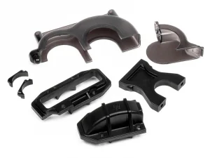 Center Bulkhead & Spur Gear Cover Set Cyber 10B