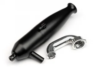 #MV23096 - Black Exhaust Pipe & Manifold .28