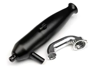 #MV23096 - Black Exhaust Pipe & Manifold .28