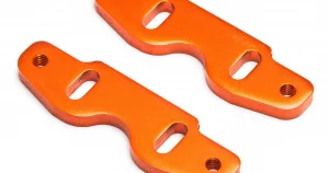 Engine Mount Adapter 4mm Trophy Series (Orange) (HPI-101008)