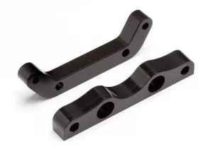 Aluminium. Suspension Holder (0 Deg) 6061 Trophy Series (Black) (HPI-101146)