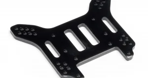 Rear Shock Tower 4mm Black (Trophy Buggy)